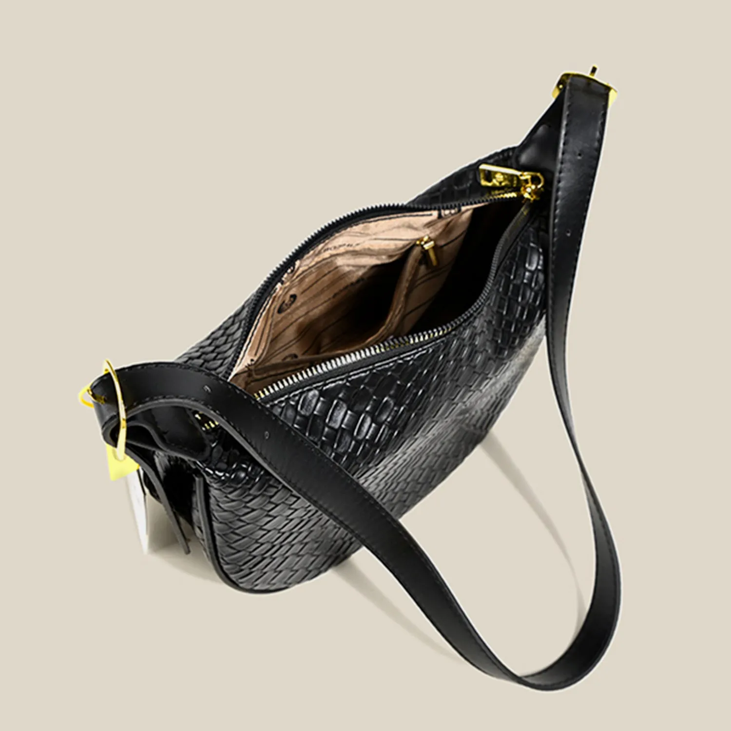 PU Leather Medium Shoulder Bag sold by Charming Charlie product image thumbnail 5