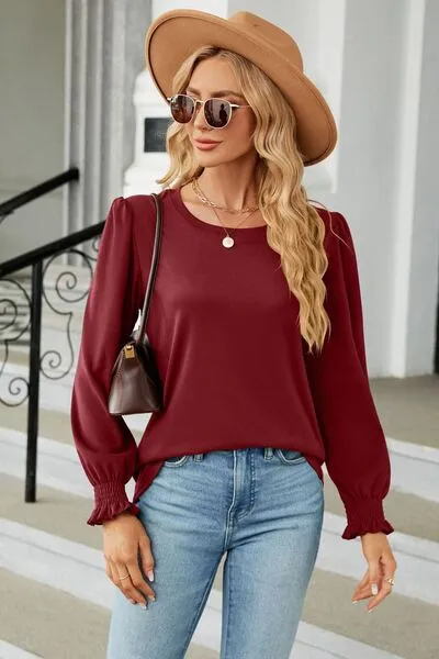 Round Neck Long Sleeve T-Shirt sold by Charming Charlie product image thumbnail 3