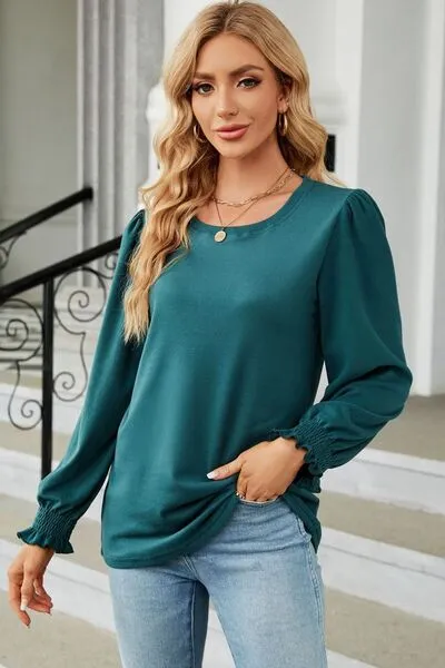 Round Neck Long Sleeve T-Shirt sold by Charming Charlie product image thumbnail 5