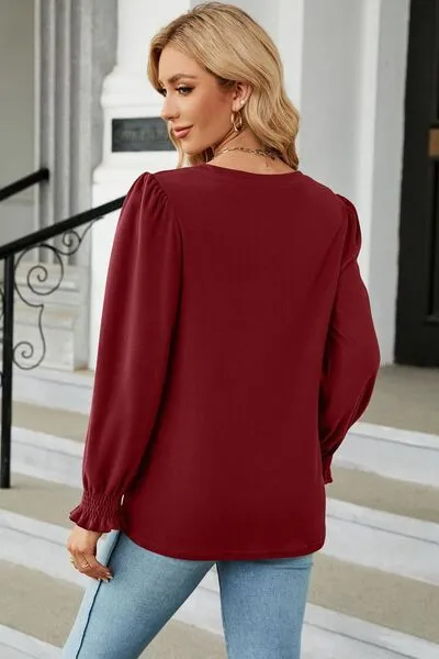 Round Neck Long Sleeve T-Shirt sold by Charming Charlie product image thumbnail 2
