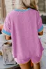 Contrast Trim Round Neck Top and Shorts Set sold by Charming Charlie