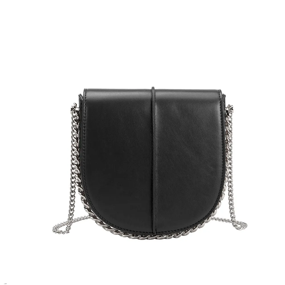 Brie Black Recycled Vegan Crossbody Bag sold by Charming Charlie product image thumbnail 4