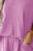 Contrast Trim Round Neck Top and Shorts Set sold by Charming Charlie