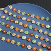 Titanium Steel Oil Drip Flower Necklace sold by Charming Charlie