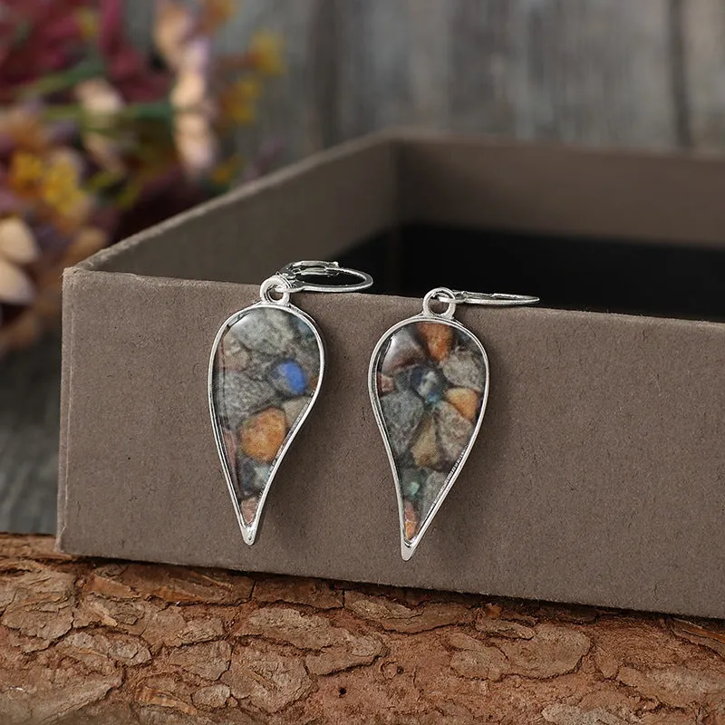 Natural Stone Dangle Earrings sold by Charming Charlie