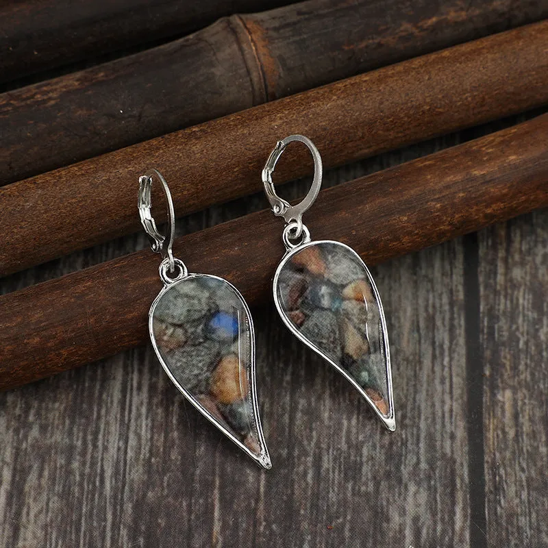 Natural Stone Dangle Earrings sold by Charming Charlie product image thumbnail 3