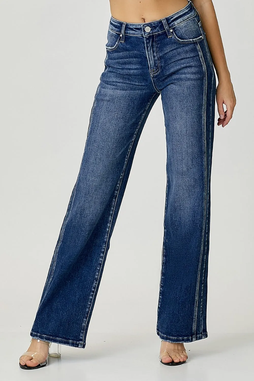 RISEN Mid Rise Straight Jeans sold by Charming Charlie product image thumbnail 3