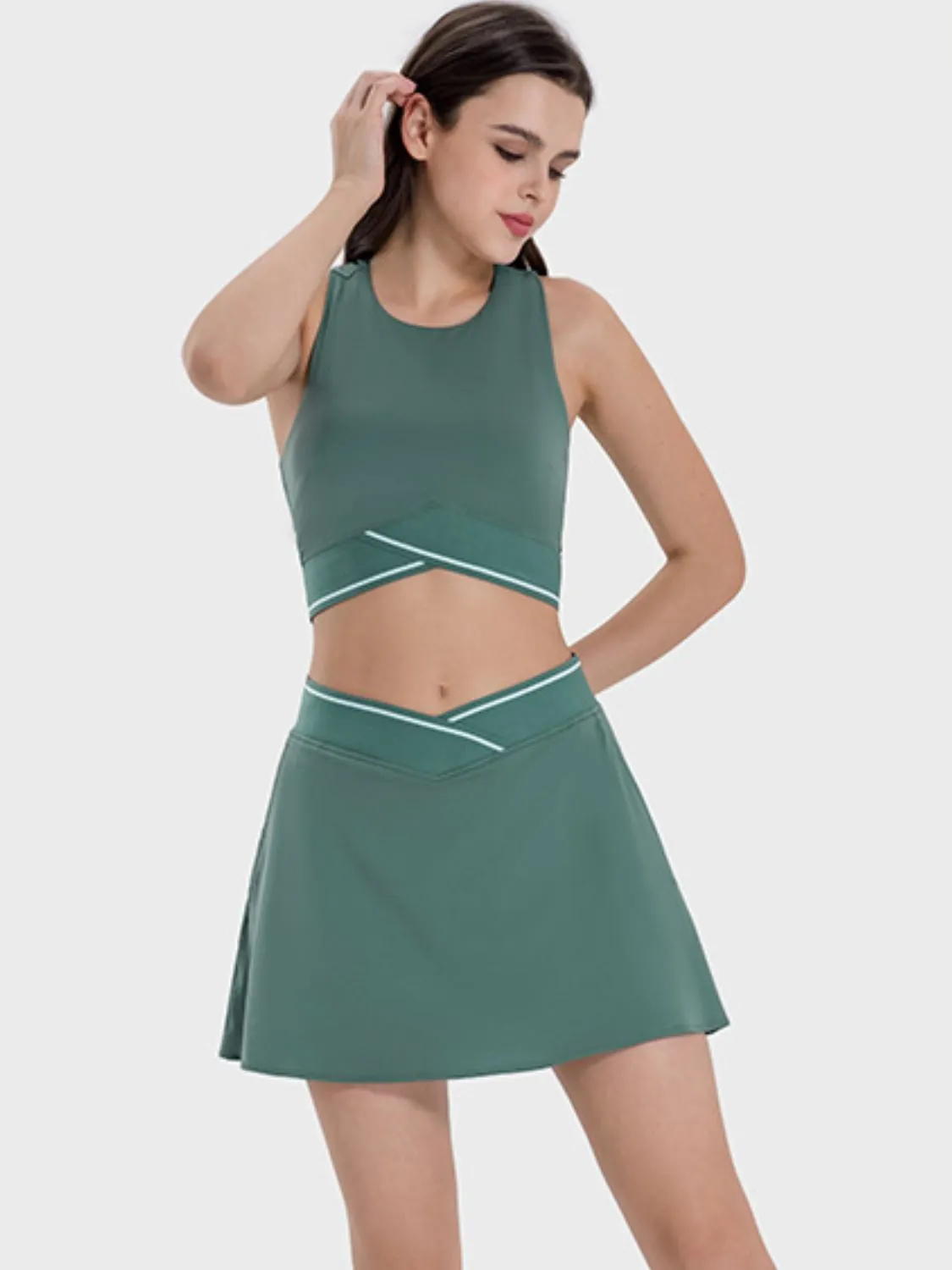 Round Neck Active Tank sold by Charming Charlie product image thumbnail 4