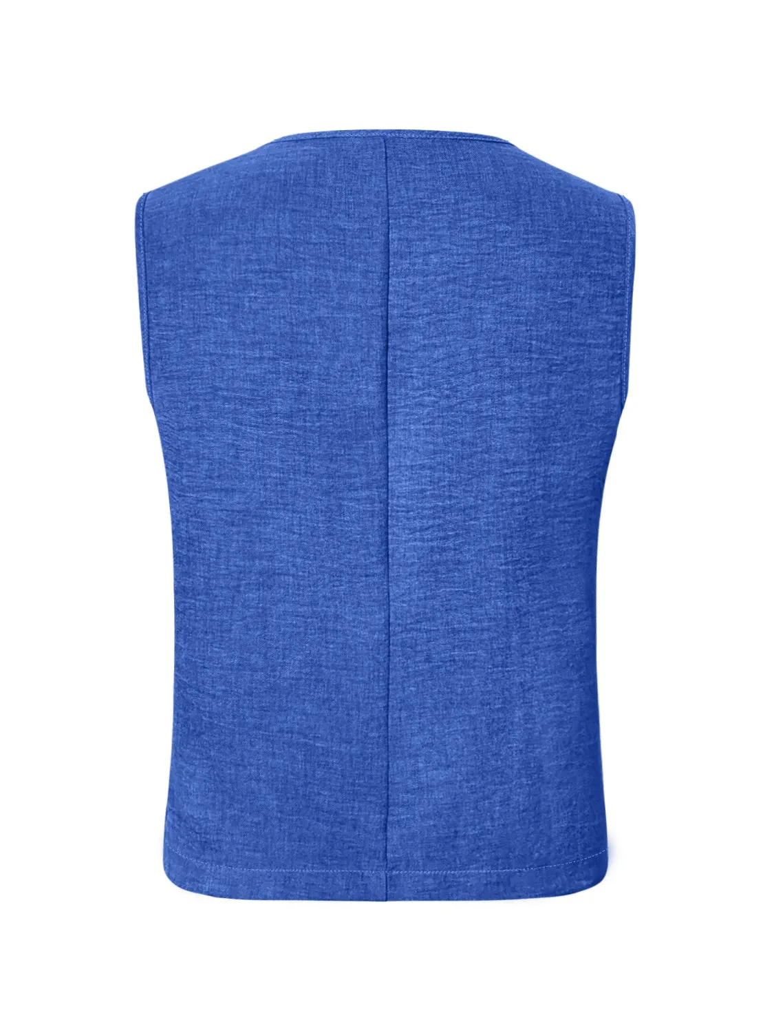 V-Neck Button Up Vest Coat sold by Charming Charlie product image thumbnail 2