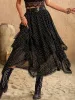 Lace Detail Layered Midi Skirt sold by Charming Charlie
