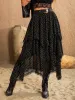 Lace Detail Layered Midi Skirt sold by Charming Charlie