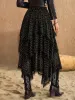 Lace Detail Layered Midi Skirt sold by Charming Charlie