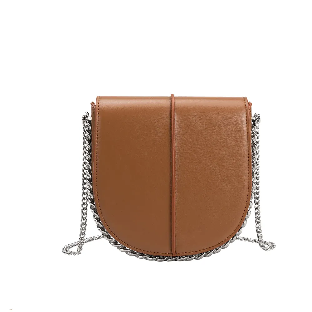 Brie Tan Recycled Vegan Crossbody Bag sold by Charming Charlie product image thumbnail 4