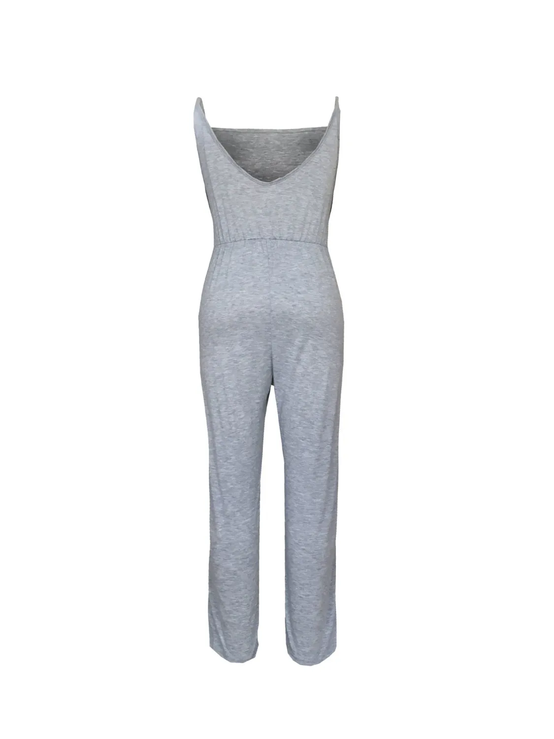 Tied Spaghetti Strap Square Neck Jumpsuit sold by Charming Charlie product image thumbnail 2