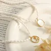18K Gold-Plated Freshwater Pearl Necklace sold by Charming Charlie