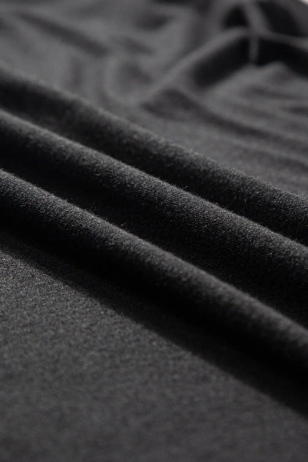 Slit Round Neck Short Sleeve Maxi Dress sold by Charming Charlie product image thumbnail 4