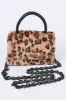 Leopard Print Top Handle Crossbody Bag sold by Charming Charlie