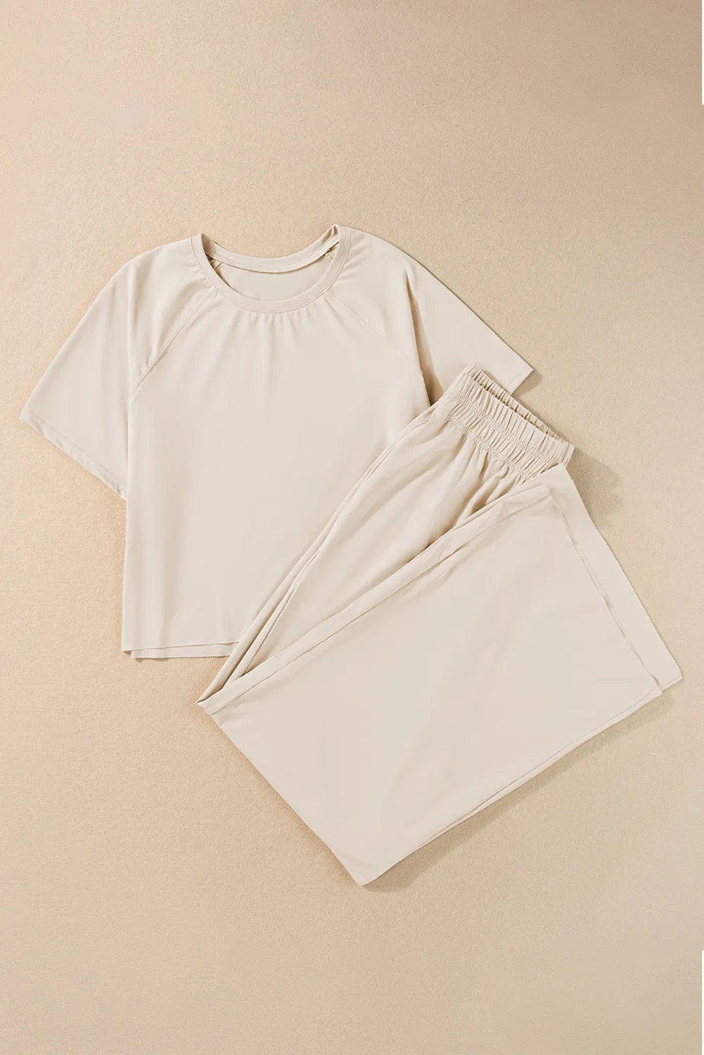 Round Neck Short Sleeve Top and Pants Set sold by Charming Charlie product image thumbnail 5