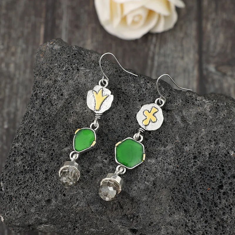 Alloy Asymmetric Earrings sold by Charming Charlie