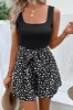Tied Square Neck Wide Strap Romper sold by Charming Charlie