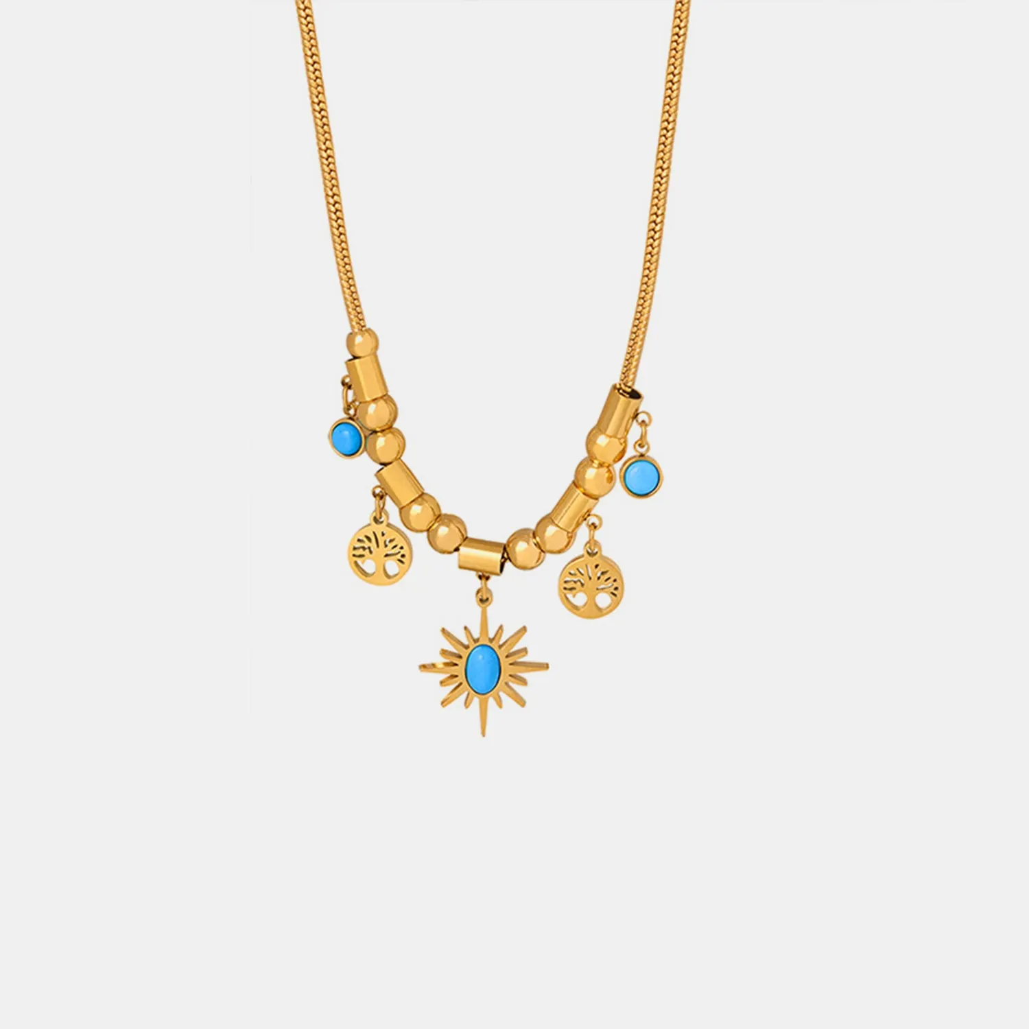 Gold-Plated Titanium Steel Charm Necklace sold by Charming Charlie product image thumbnail 5