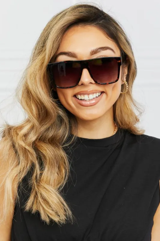 Tortoiseshell Square Full Rim Sunglasses sold by Charming Charlie
