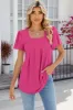 Eyelet Square Neck Flutter Sleeve Blouse sold by Charming Charlie
