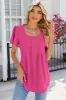 Eyelet Square Neck Flutter Sleeve Blouse sold by Charming Charlie