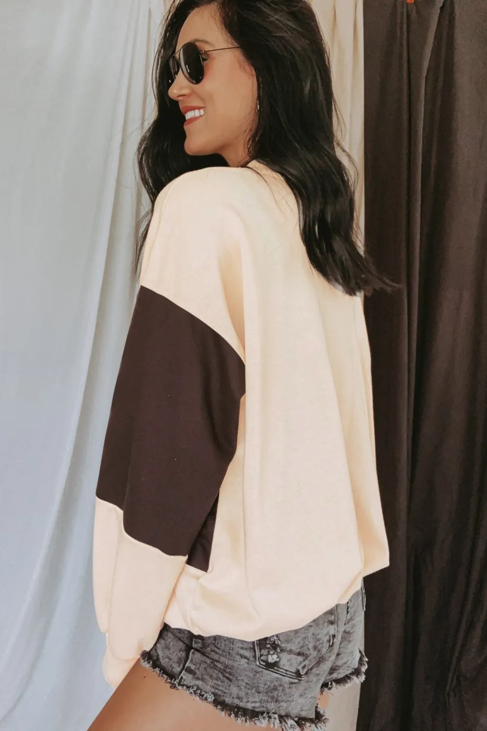 Round Neck Long Sleeve Sweatshirt sold by Charming Charlie product image thumbnail 5