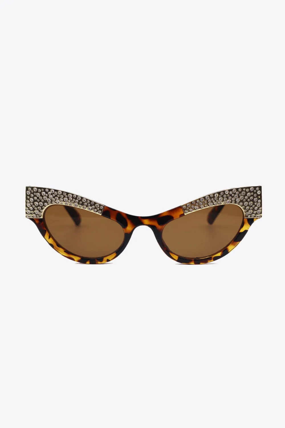 UV400 Rhinestone Trim Cat-Eye Sunglasses sold by Charming Charlie product image thumbnail 2