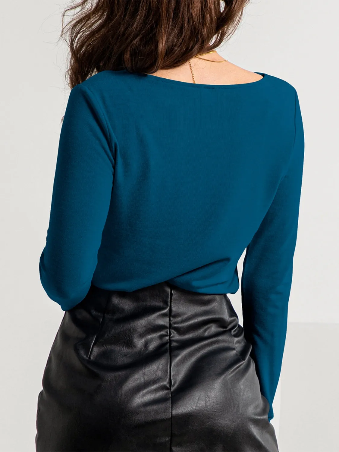 Twisted Long Sleeve T-Shirt sold by Charming Charlie product image thumbnail 2