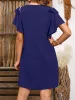 V-Neck Flutter Sleeve Mini Dress sold by Charming Charlie