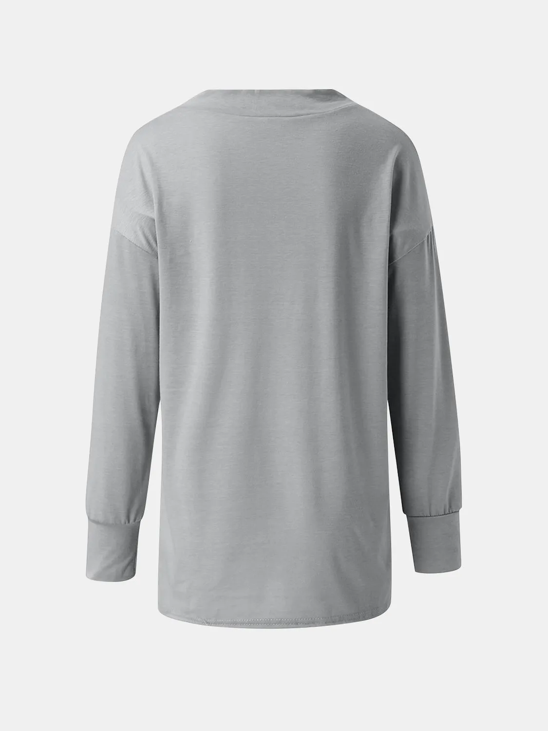 Full Size V-Neck Long Sleeve T-Shirt sold by Charming Charlie product image thumbnail 3
