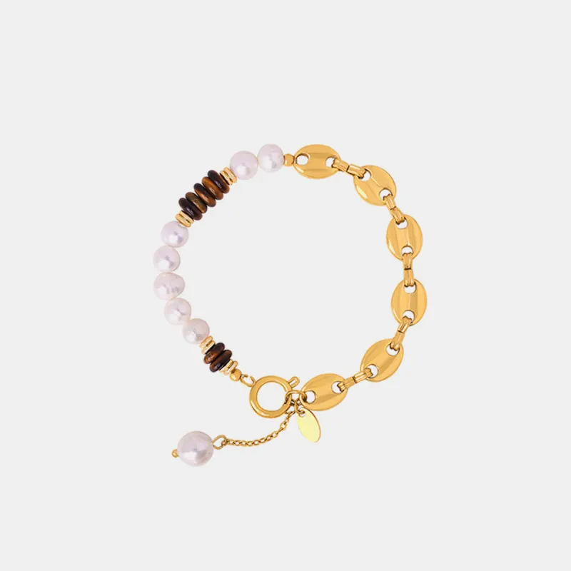 18K Gold-Plated Titanium Steel Bracelet sold by Charming Charlie