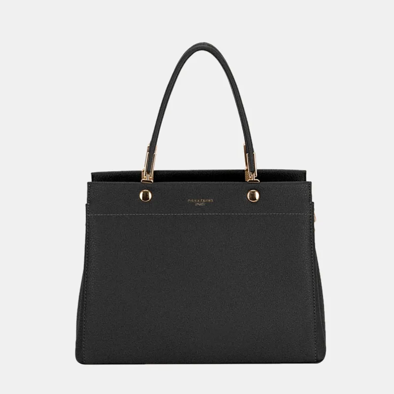 David Jones PU Leather Medium Handbag sold by Charming Charlie