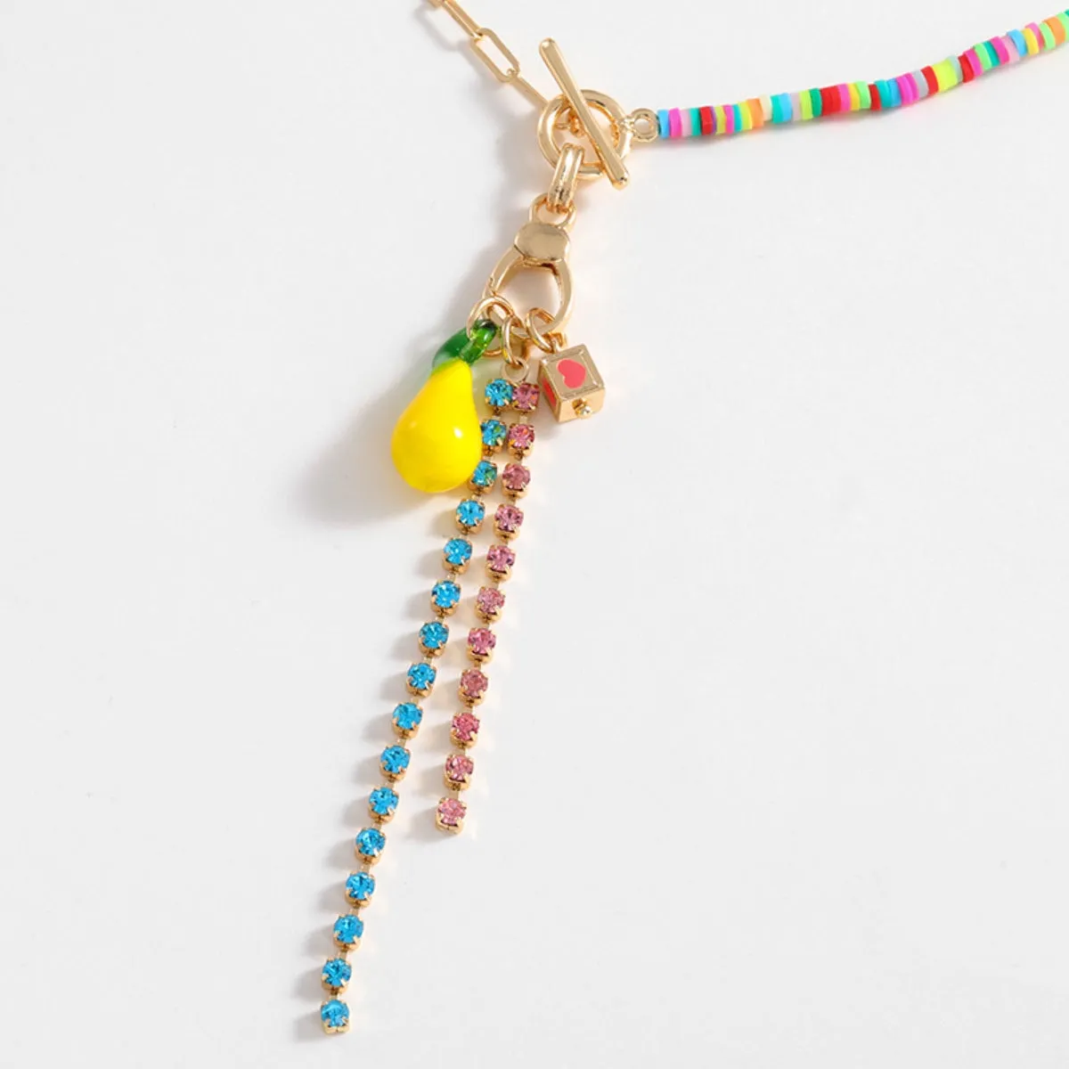 Gold-Plated Soft Ceramic Pendant Necklace sold by Charming Charlie product image thumbnail 5