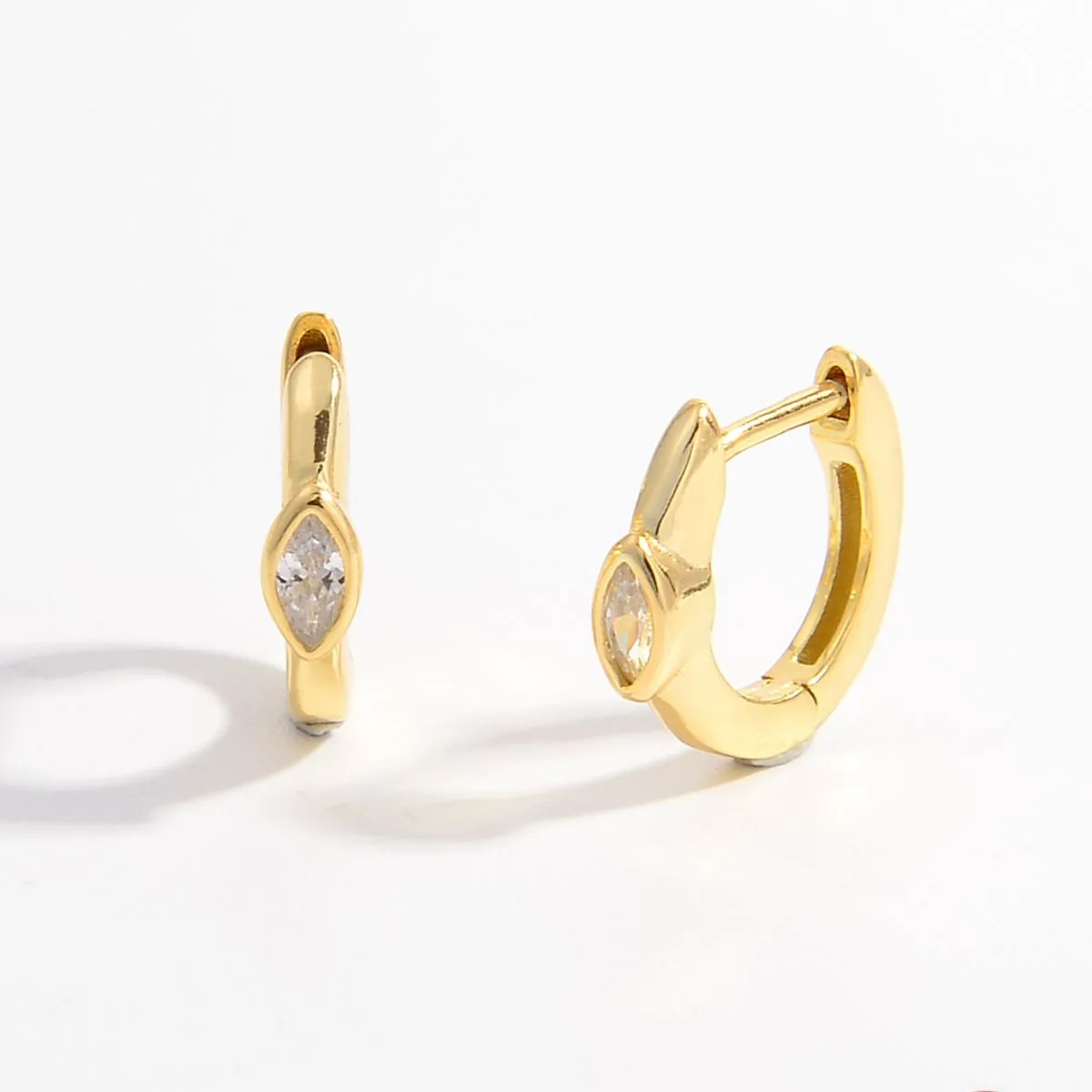 925 Sterling Silver Zircon Earrings sold by Charming Charlie