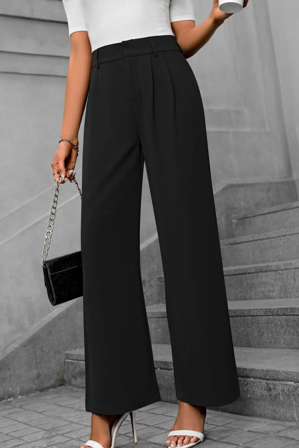 Pocketed High Waist Pants sold by Charming Charlie product image thumbnail 5