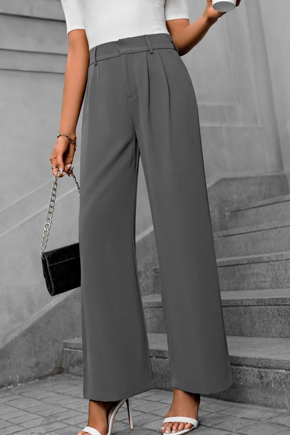 Pocketed High Waist Pants sold by Charming Charlie product image thumbnail 2