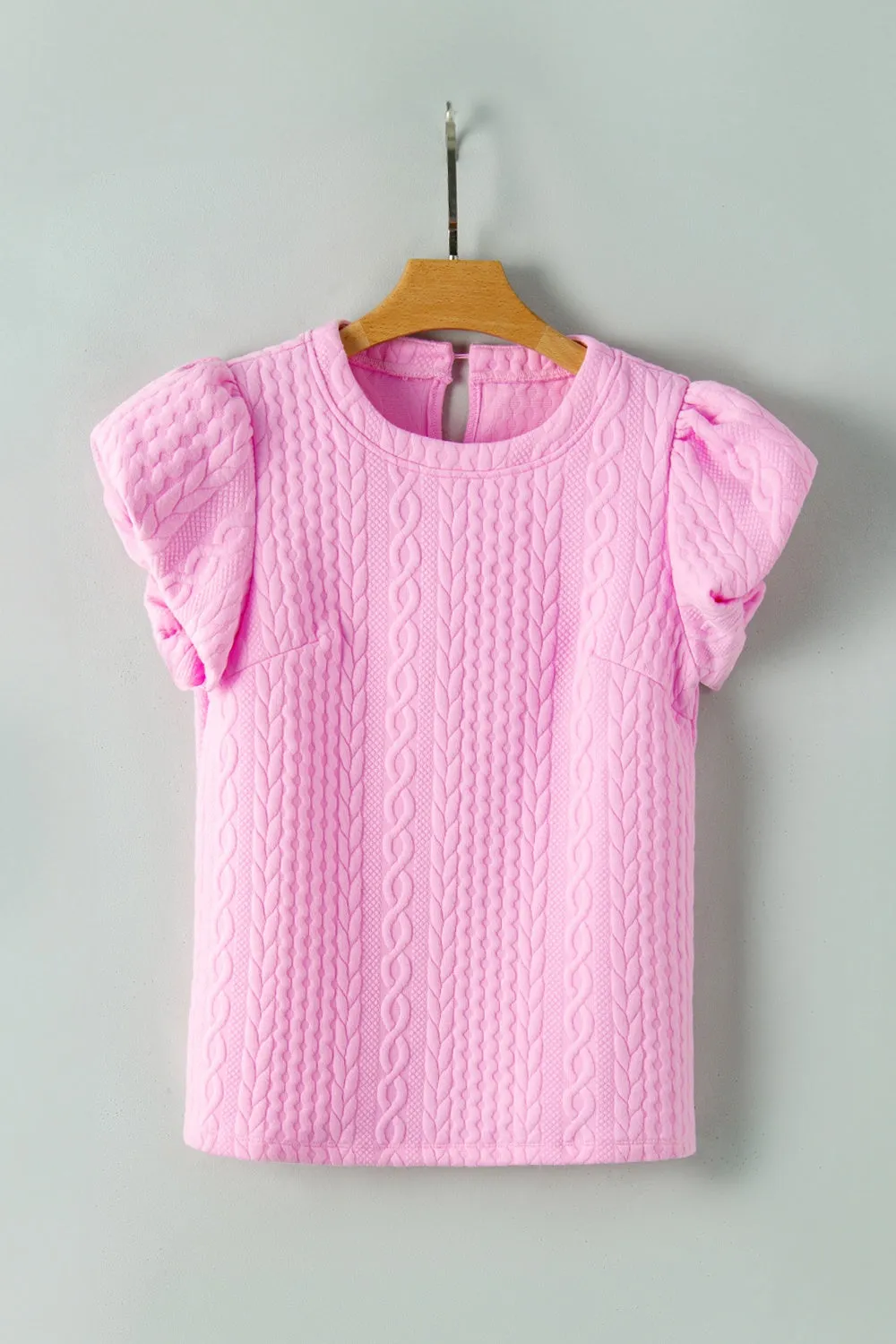 Round Neck Short Sleeve Blouse sold by Charming Charlie product image thumbnail 3