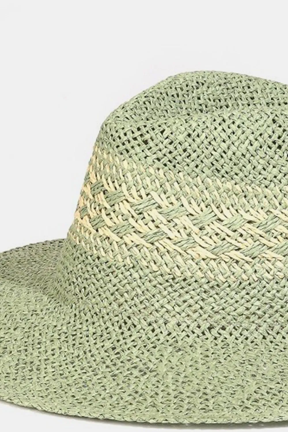 Fame Contrast Wide Brim Straw Hat sold by Charming Charlie product image thumbnail 2