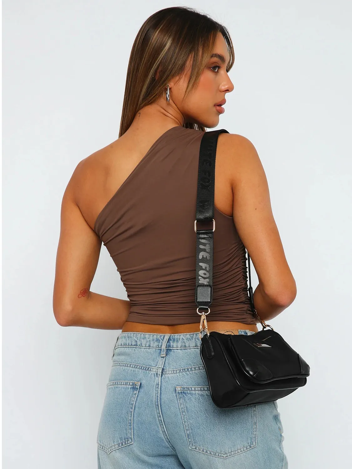 Ruched One Shoulder Tank sold by Charming Charlie product image thumbnail 2