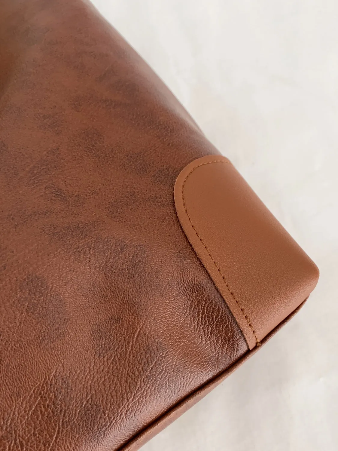 PU Leather Medium Tote Bag sold by Charming Charlie product image thumbnail 3