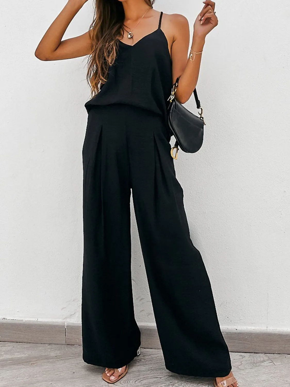 Spaghetti Strap Cami and Wide Leg Pants Set sold by Charming Charlie product image thumbnail 3
