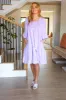 Love Found Lilac Square Neck Smocked Dress sold by Charming Charlie