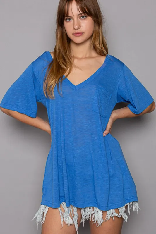 POL V-Neck Short Sleeve T-Shirt sold by Charming Charlie