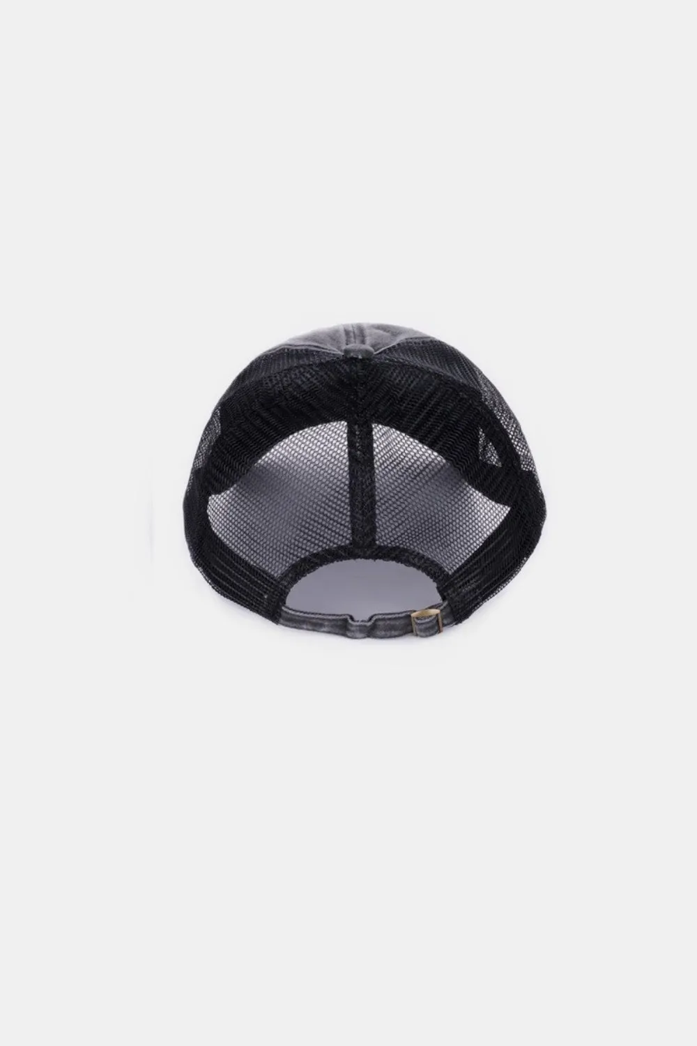 Zenana Washed Adjustable Mesh Cap sold by Charming Charlie product image thumbnail 2
