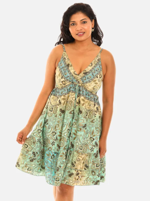 Bohemian Print V-neck Spagetti Strap Dress sold by Charming Charlie