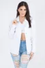 American Bazi Distressed Back Button Down Denim Jacket sold by Charming Charlie