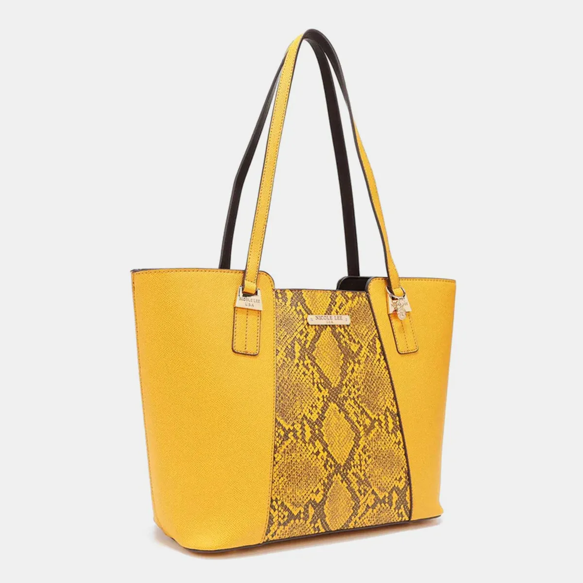 Nicole Lee USA 3-Piece Snake Print Handbag Set sold by Charming Charlie product image thumbnail 4
